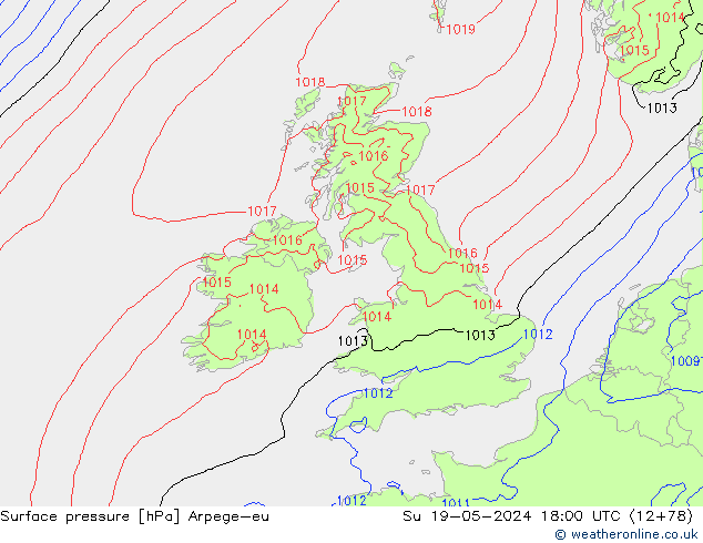 ciśnienie Arpege-eu nie. 19.05.2024 18 UTC