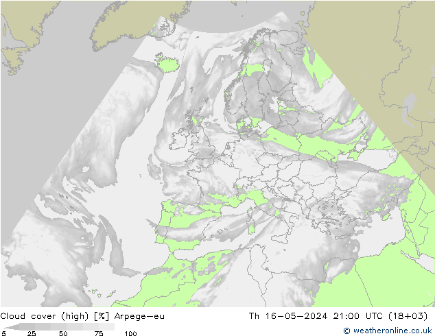 nuvens (high) Arpege-eu Qui 16.05.2024 21 UTC