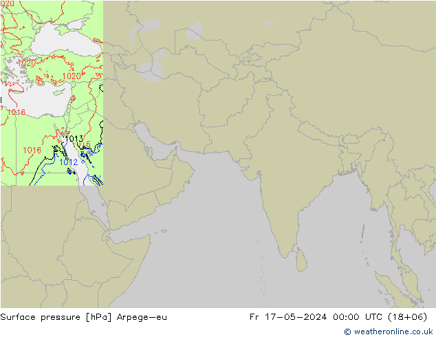 Surface pressure Arpege-eu Fr 17.05.2024 00 UTC