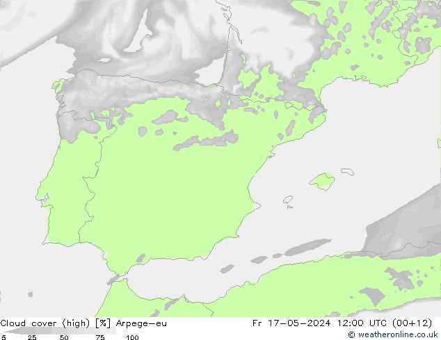 Nubi alte Arpege-eu ven 17.05.2024 12 UTC