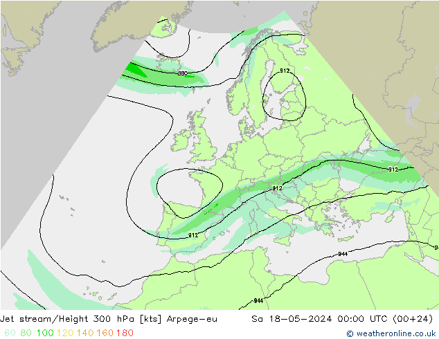 Polarjet Arpege-eu Sa 18.05.2024 00 UTC