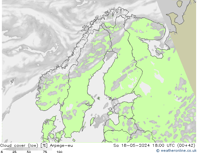 Bulutlar (düşük) Arpege-eu Cts 18.05.2024 18 UTC