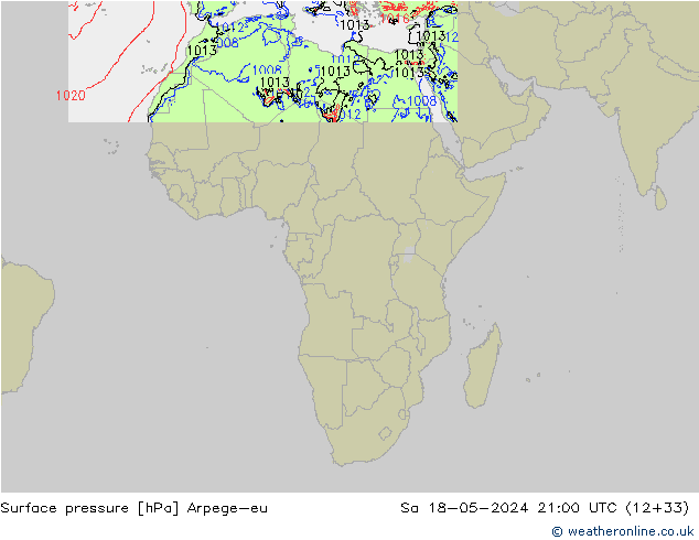 ciśnienie Arpege-eu so. 18.05.2024 21 UTC