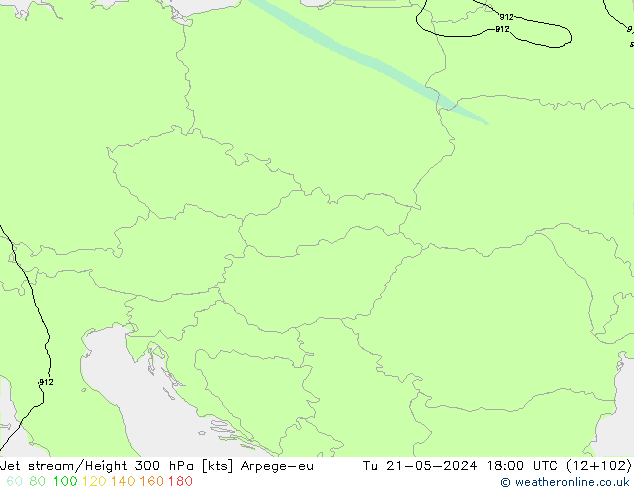 Courant-jet Arpege-eu mar 21.05.2024 18 UTC