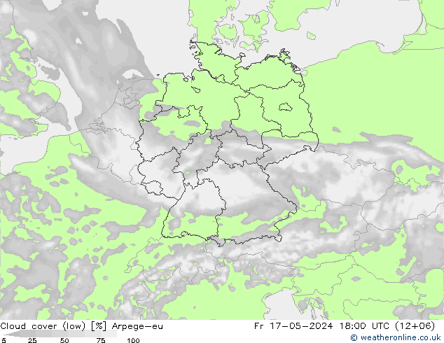 Wolken (tief) Arpege-eu Fr 17.05.2024 18 UTC