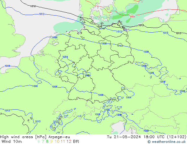 Sturmfelder Arpege-eu Di 21.05.2024 18 UTC