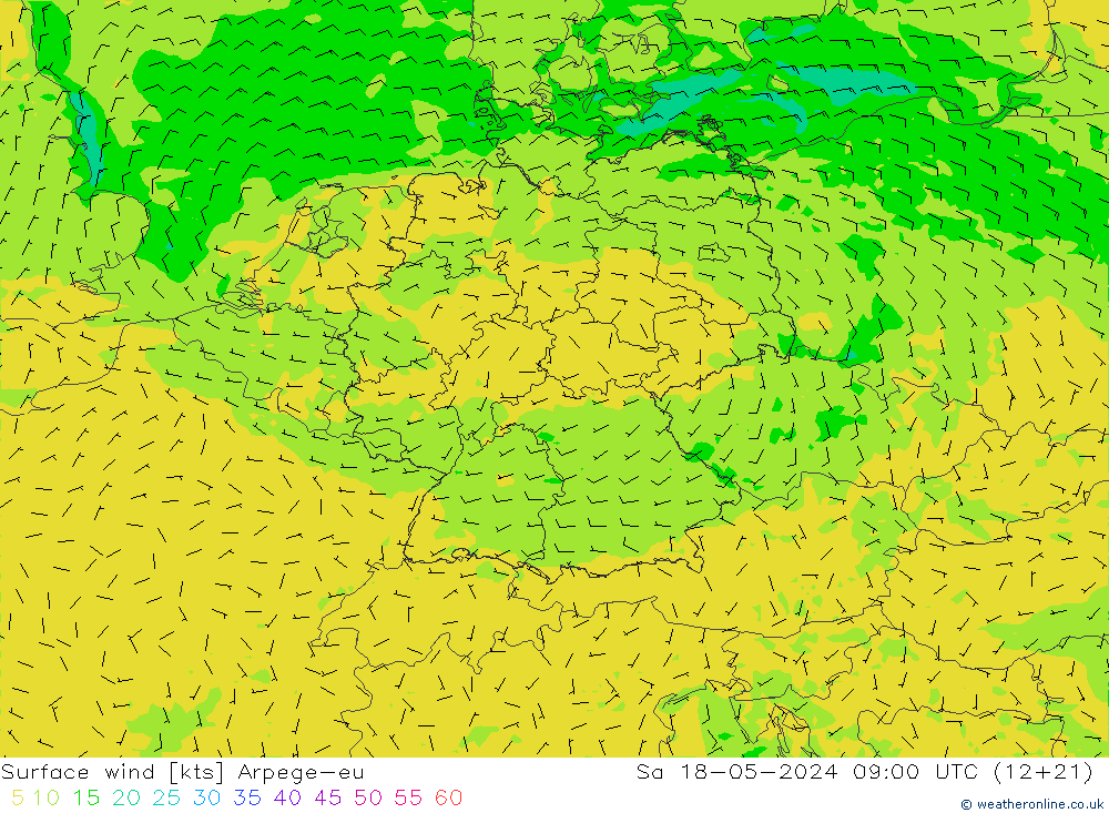 Bodenwind Arpege-eu Sa 18.05.2024 09 UTC