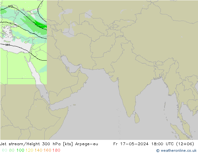 高速氣流 Arpege-eu 星期五 17.05.2024 18 UTC