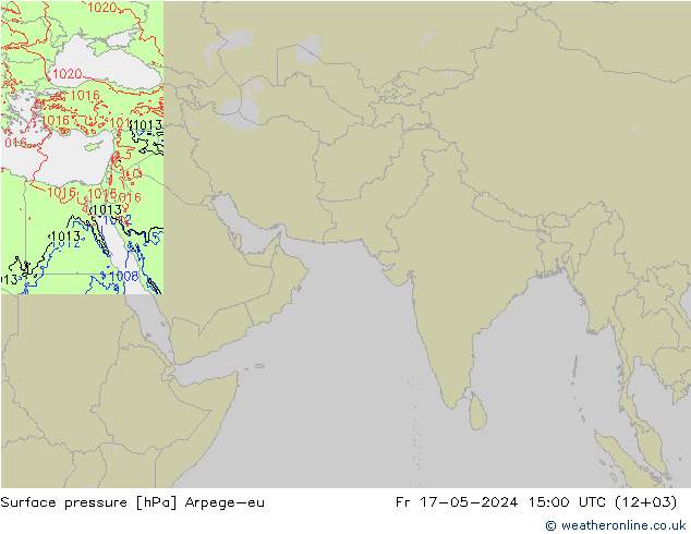 pression de l'air Arpege-eu ven 17.05.2024 15 UTC