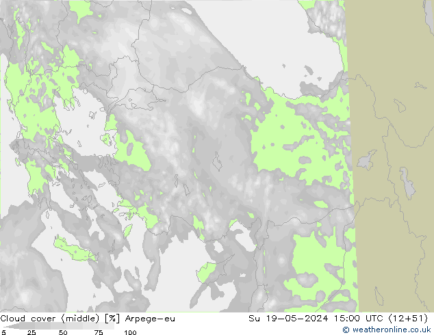 Nubi medie Arpege-eu dom 19.05.2024 15 UTC