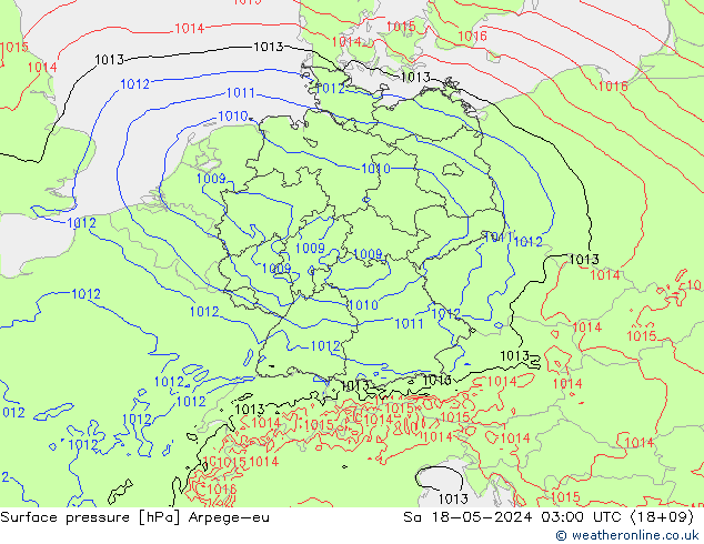 Bodendruck Arpege-eu Sa 18.05.2024 03 UTC