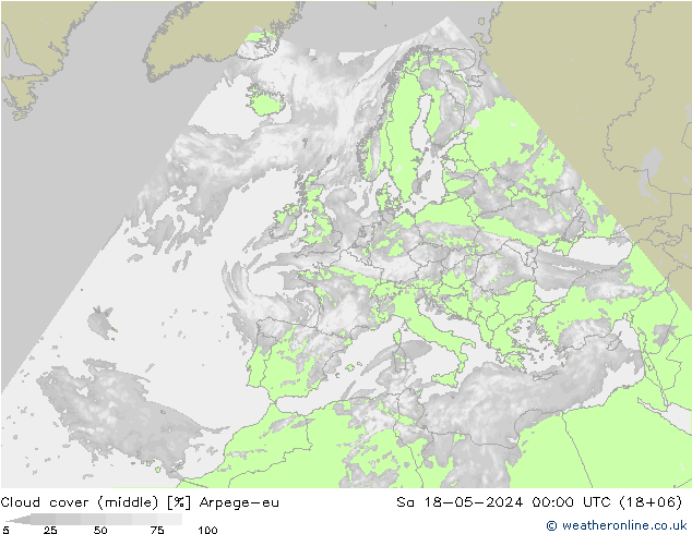 Nubi medie Arpege-eu sab 18.05.2024 00 UTC