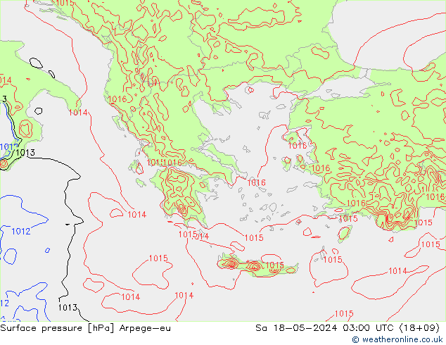 ciśnienie Arpege-eu so. 18.05.2024 03 UTC