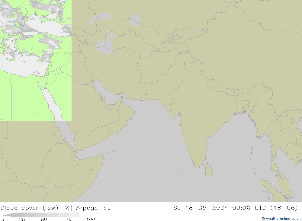 Bulutlar (düşük) Arpege-eu Cts 18.05.2024 00 UTC