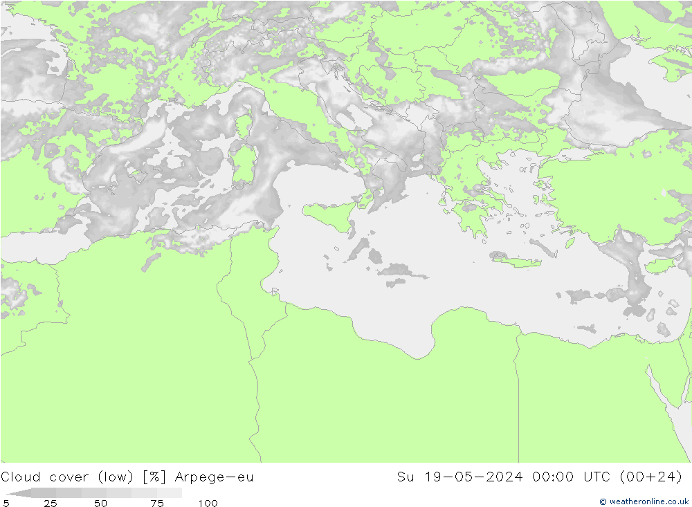 nuvens (baixo) Arpege-eu Dom 19.05.2024 00 UTC
