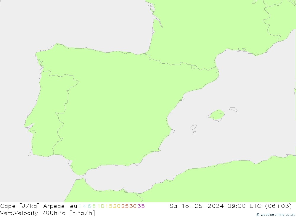 Cape Arpege-eu Sáb 18.05.2024 09 UTC