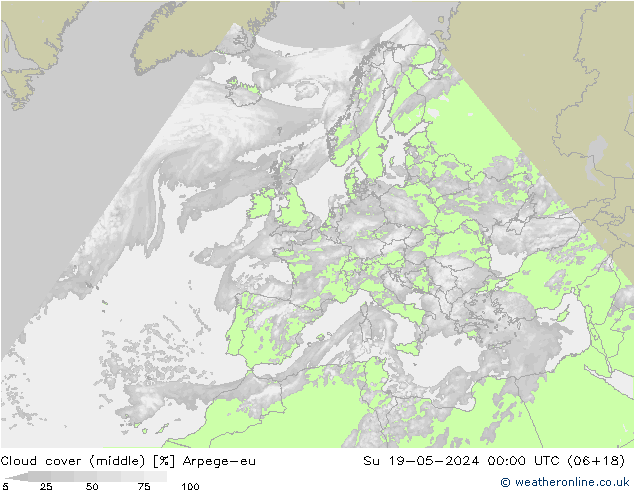 Bewolking (Middelb.) Arpege-eu zo 19.05.2024 00 UTC