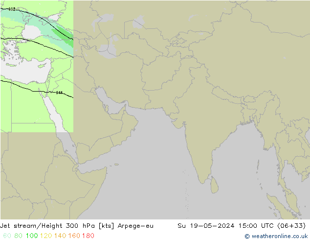 Jet Akımları Arpege-eu Paz 19.05.2024 15 UTC