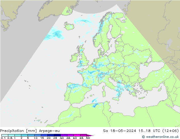 Neerslag Arpege-eu za 18.05.2024 18 UTC