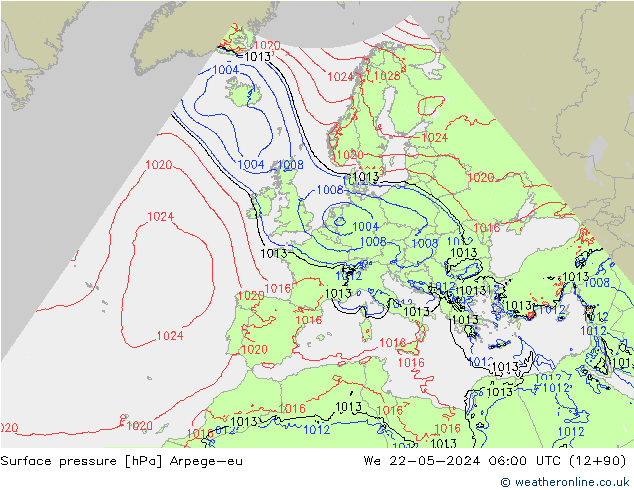     Arpege-eu  22.05.2024 06 UTC