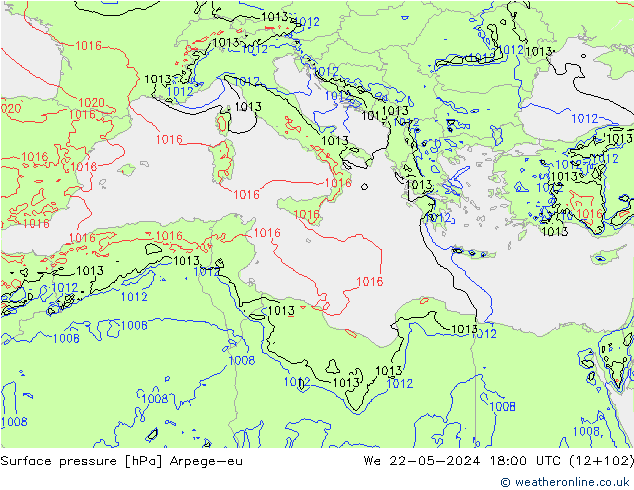      Arpege-eu  22.05.2024 18 UTC