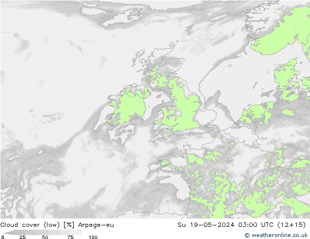 nízká oblaka Arpege-eu Ne 19.05.2024 03 UTC