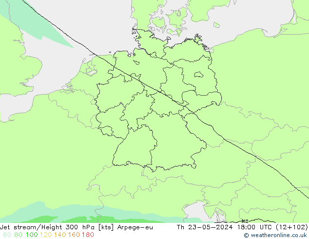 Jet Akımları Arpege-eu Per 23.05.2024 18 UTC