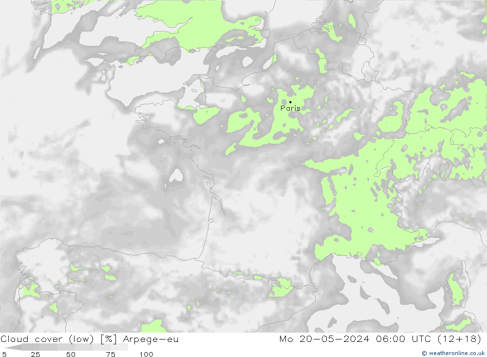 Nubi basse Arpege-eu lun 20.05.2024 06 UTC