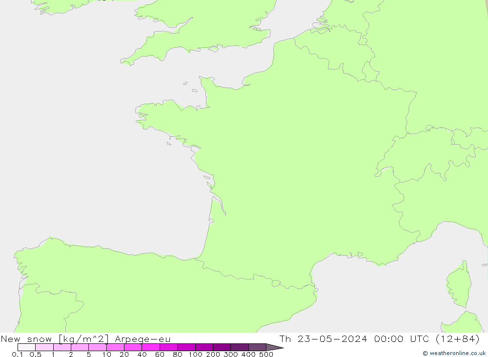 Verse sneeuw Arpege-eu do 23.05.2024 00 UTC