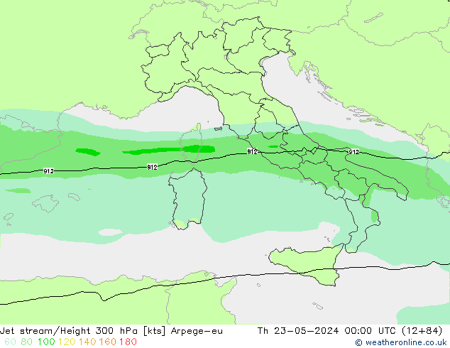 Corrente a getto Arpege-eu gio 23.05.2024 00 UTC