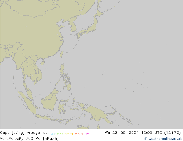 Cape Arpege-eu mer 22.05.2024 12 UTC