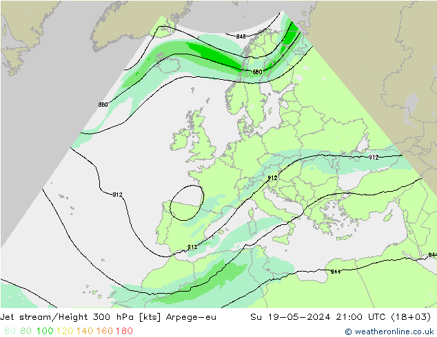高速氣流 Arpege-eu 星期日 19.05.2024 21 UTC