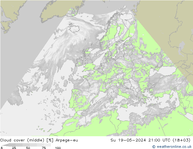 云 (中) Arpege-eu 星期日 19.05.2024 21 UTC