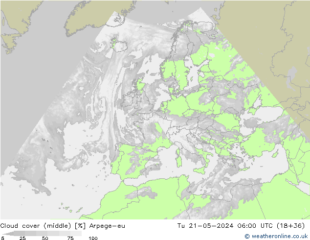 zachmurzenie (środk.) Arpege-eu wto. 21.05.2024 06 UTC