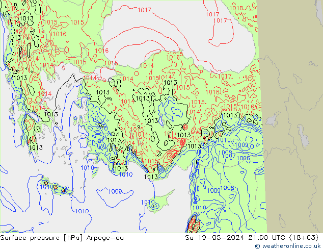 ciśnienie Arpege-eu nie. 19.05.2024 21 UTC
