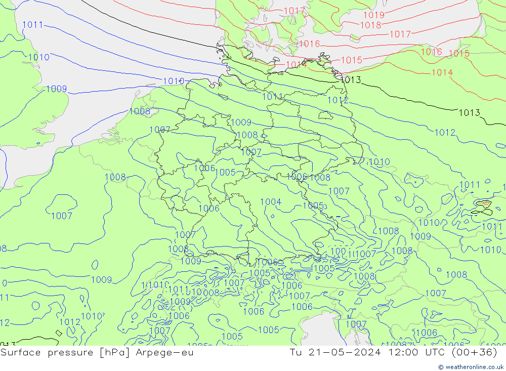      Arpege-eu  21.05.2024 12 UTC