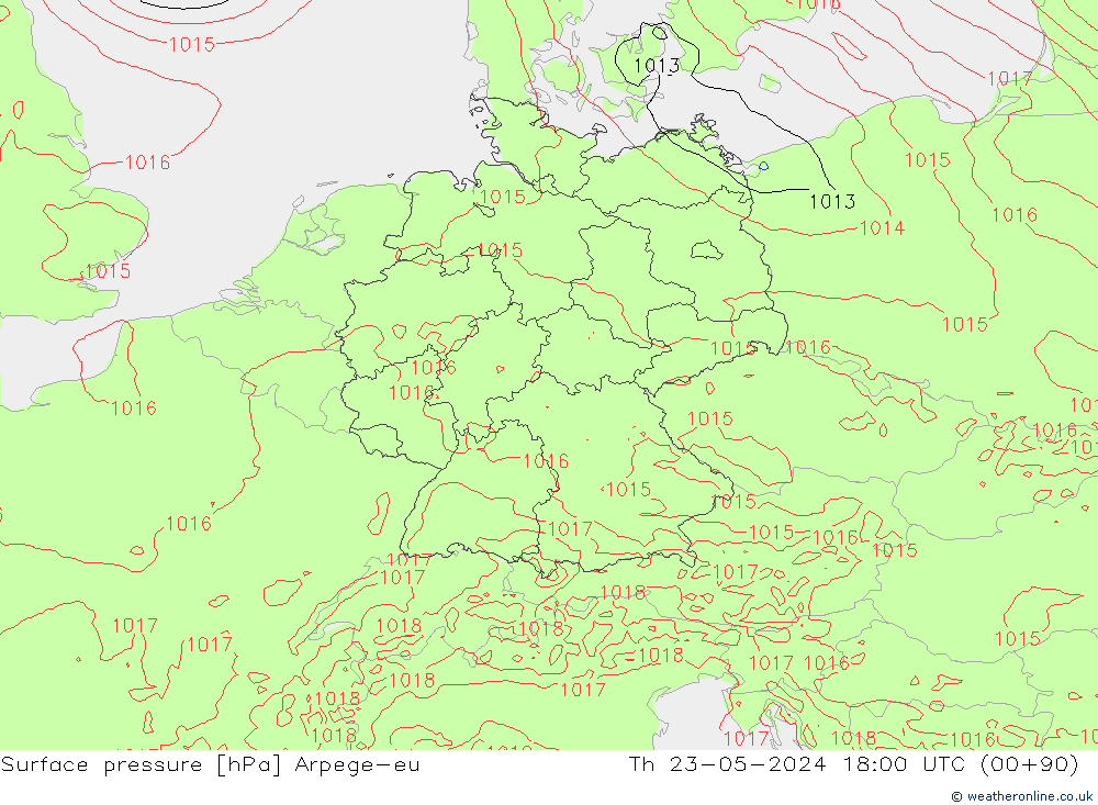     Arpege-eu  23.05.2024 18 UTC