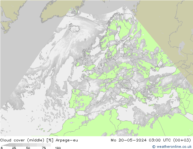 云 (中) Arpege-eu 星期一 20.05.2024 03 UTC