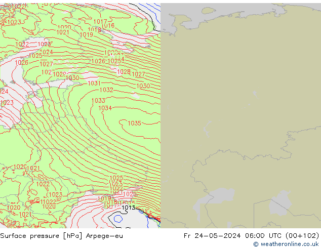      Arpege-eu  24.05.2024 06 UTC