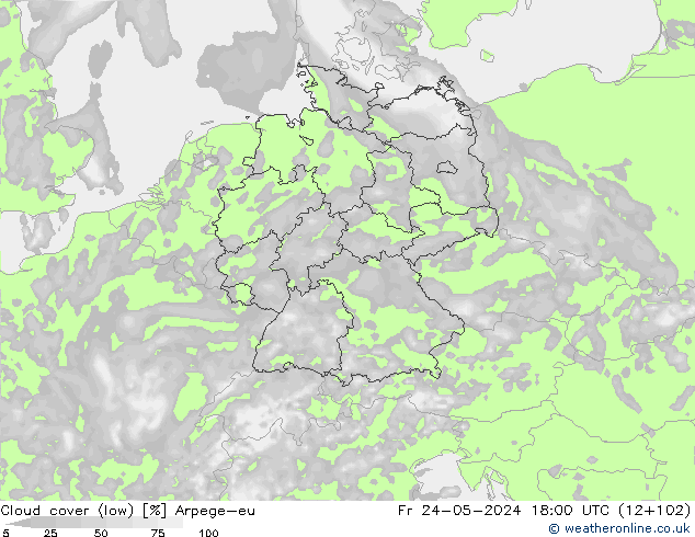 Nubes bajas Arpege-eu vie 24.05.2024 18 UTC