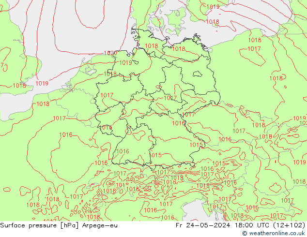      Arpege-eu  24.05.2024 18 UTC