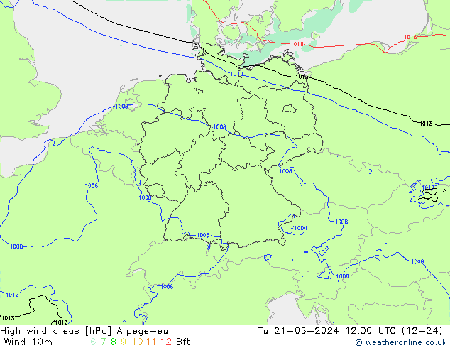 Sturmfelder Arpege-eu Di 21.05.2024 12 UTC
