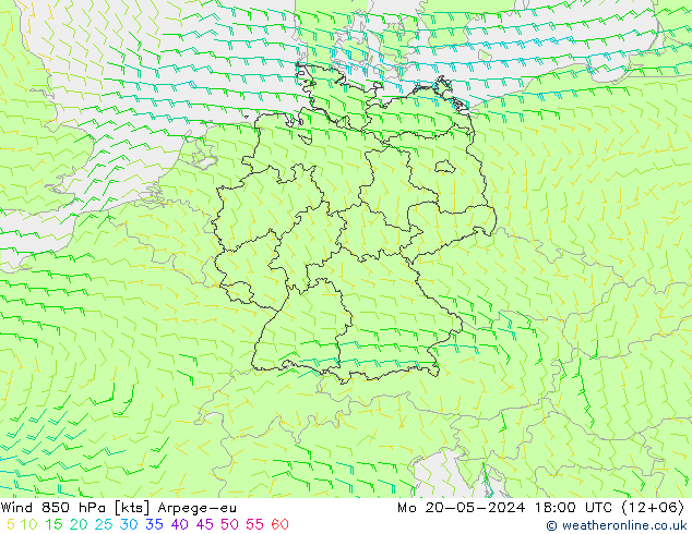 Wind 850 hPa Arpege-eu Mo 20.05.2024 18 UTC