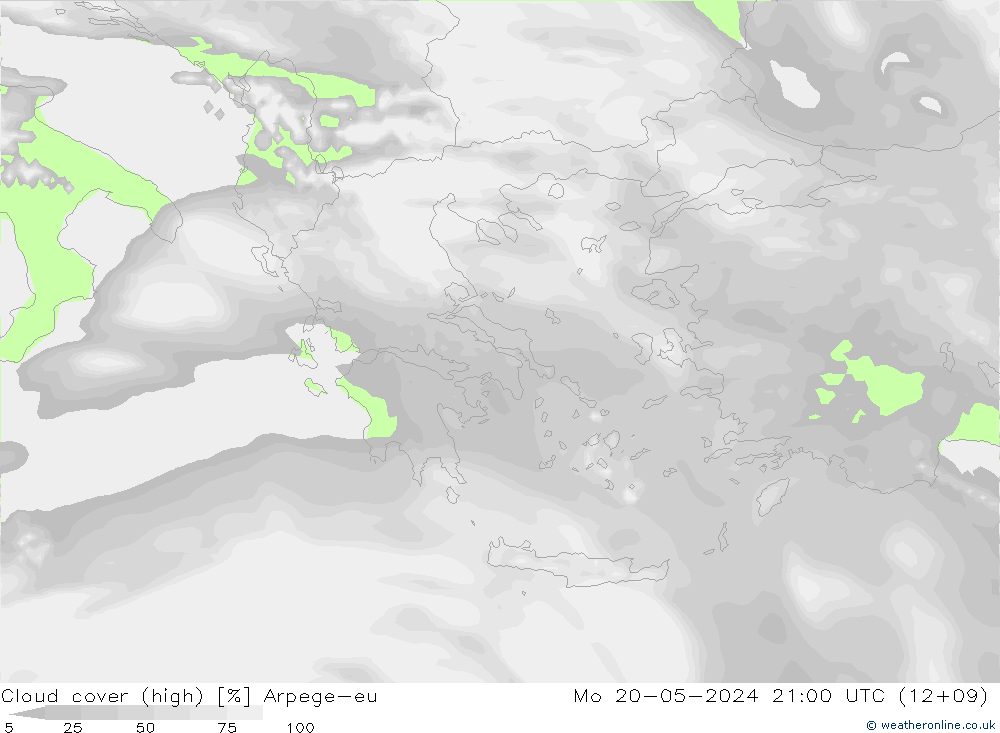 Wolken (hohe) Arpege-eu Mo 20.05.2024 21 UTC