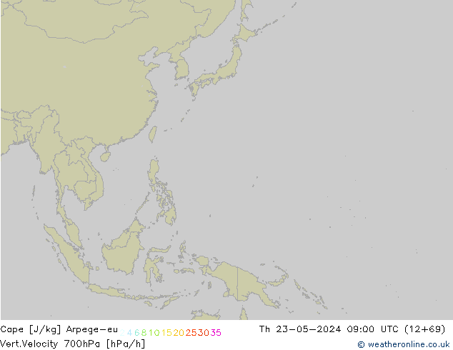 Cape Arpege-eu Čt 23.05.2024 09 UTC
