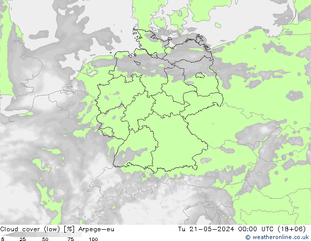 云 (低) Arpege-eu 星期二 21.05.2024 00 UTC