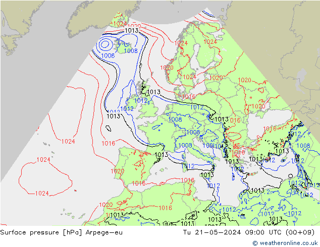      Arpege-eu  21.05.2024 09 UTC