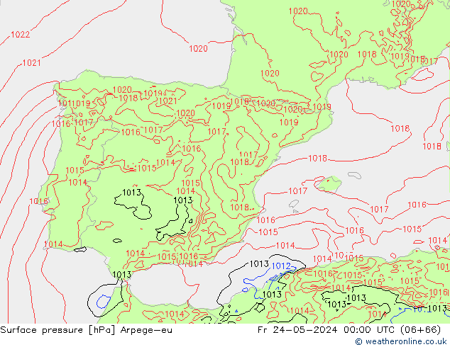 pressão do solo Arpege-eu Sex 24.05.2024 00 UTC