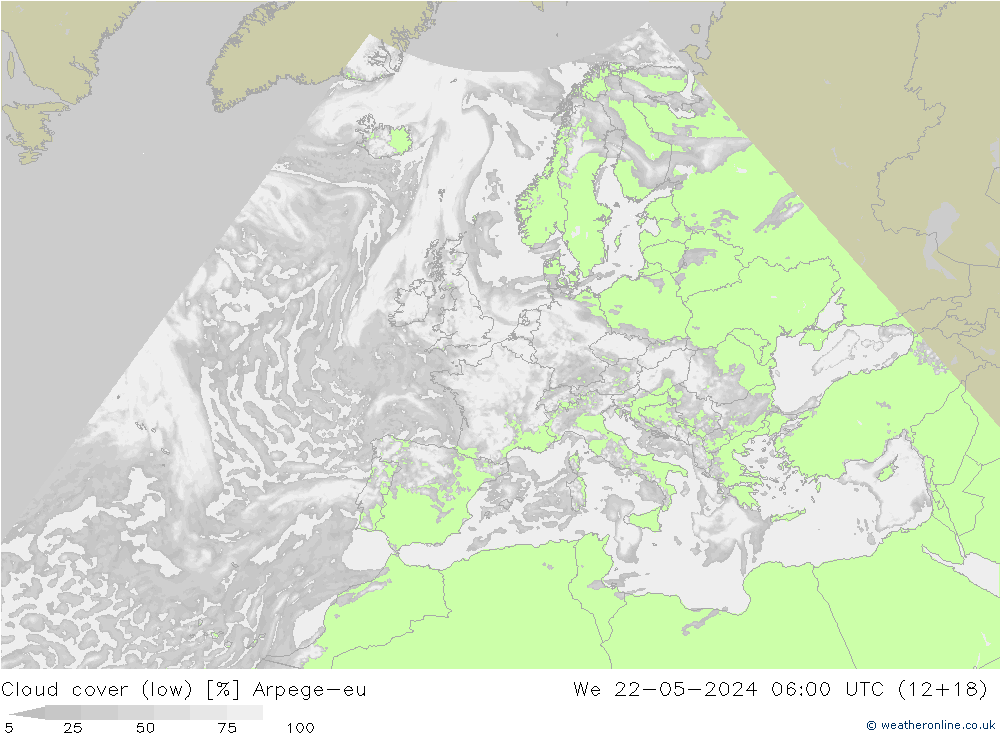 Nubes bajas Arpege-eu mié 22.05.2024 06 UTC