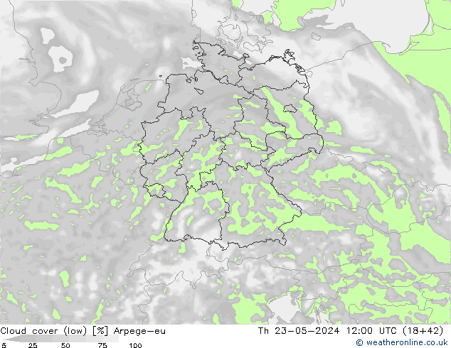 Wolken (tief) Arpege-eu Do 23.05.2024 12 UTC